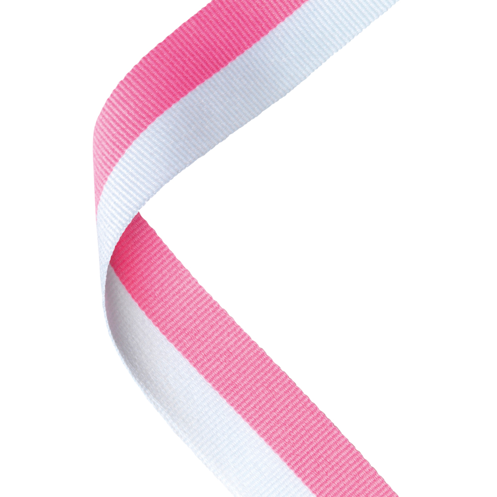 Pink/White Medal Ribbon